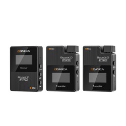 Comica Audio Boom X-D PRO D2 Ultracompact 2-Person Digital Wireless Microphone System/Recorder (2.4 GHz, Black) Comica Audio Boom X-D PRO D2 Ultracompact 2-Person Digital Wireless Microphone System/Recorder (2.4 GHz, Black)